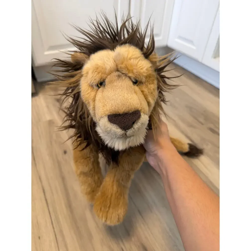 FAO Schwarz Toys R Us Realistic Natural Looking Lion Plush With Mane 20